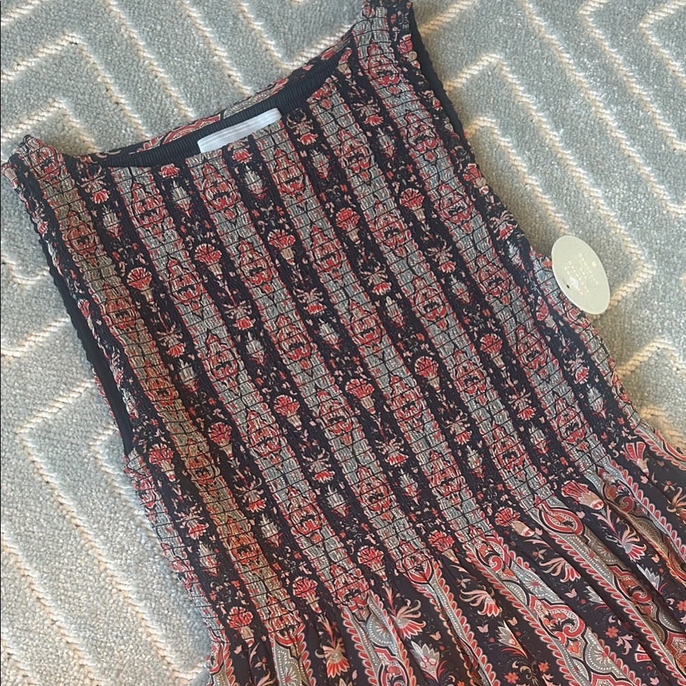 Hill House Cosima Floral Patterned Sleeveless Dress - Picture 2 of 4